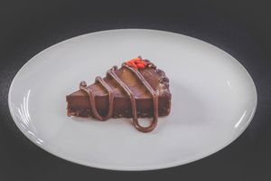 Superfood raw chocolate dessert at Giving Tree Cafe in Phoenix