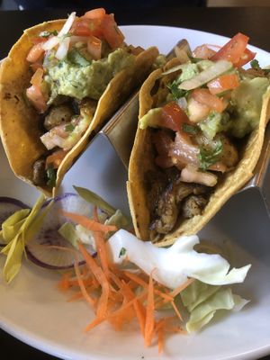 Mole tacos  at Giving Tree Cafe in Phoenix