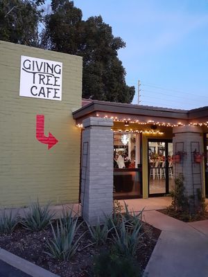 Entrance at Giving Tree Cafe in Phoenix