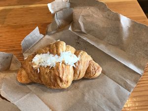Coconut lime croissant  at Hawthorn Coffee in San Diego