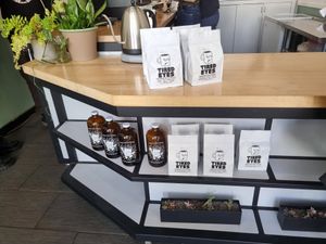 Coffee at Tired Eyes Coffee in San Diego