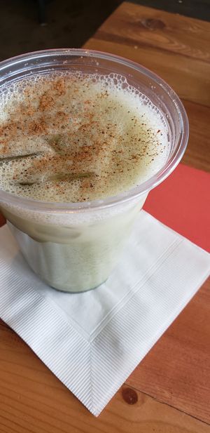 Butterfly effects.  Delicious! at Ultreya Coffee and Tea in San Diego