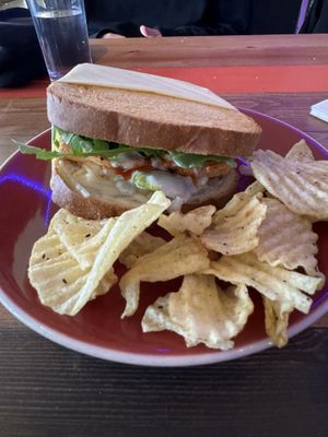 tofu, buffalo & dill sandwich   at Ultreya Coffee and Tea in San Diego