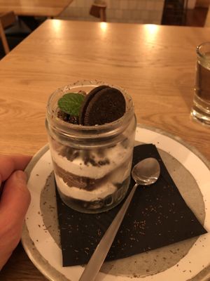 Oreo cake jar at Mockingbird in Wellington