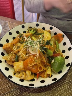Vegan pad thai  at LANA in Ennis