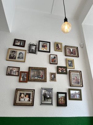 Wall  at Tiffin Cafe in Lisbon