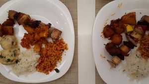 Buffet choices at Kring - Center in Sofia