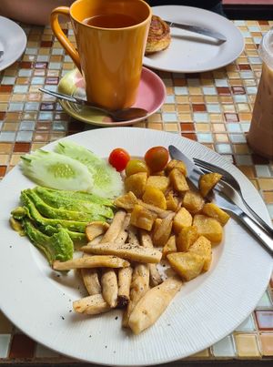 Special menu nr. 3. Not great. at Da's Home Bakery in Chiang Mai