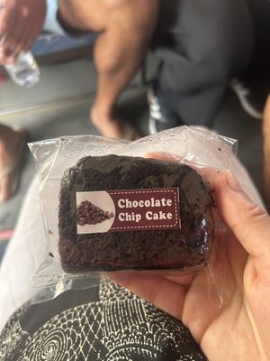 Vegan chocolate chip cake  at Da's Home Bakery in Chiang Mai
