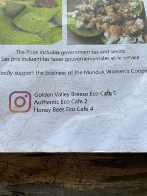 Other cafe instagram names  at Eco Cafe 2 in Banjar