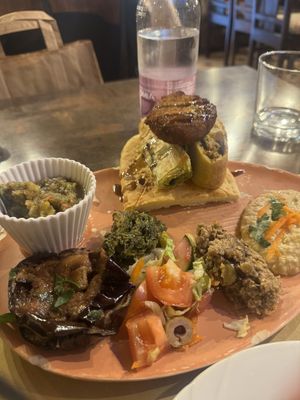 Vegan veggie starter  at Africa Experience in Venice