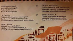 Vegan soups at Africa Experience in Venice