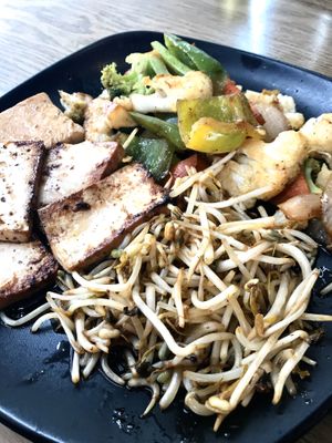 Teppan vegano at Nikkori in Hermosillo