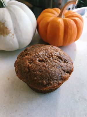 Pumpkin Muffin
{Gluten & Dairy Free; Vegan} at Healing 4 The Soul in Hasbrouck Heights