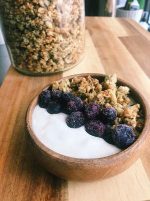 Coconut Yogurt Bowl
{Gluten & Dairy Free; Vegan} at Healing 4 The Soul in Hasbrouck Heights