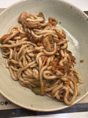 Vegan noodles   at UDON in Valencia