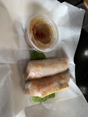 Fresh rolls  at Pho Ba Luu in Louisville