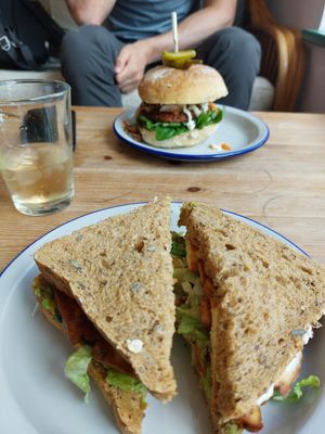 ALD sandwich at Green Olive in Menai Bridge