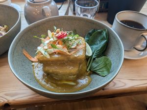 Katsu Curry  at Green Olive in Menai Bridge