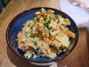 Creamy Coleslaw at Green Olive in Menai Bridge