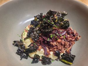 Braised Jackfruit Brisket at Green Olive in Menai Bridge