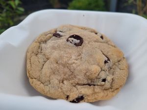 Choc Chip Cookie at Green Olive in Menai Bridge