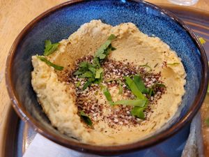Homemade Hummus (Side) at Green Olive in Menai Bridge