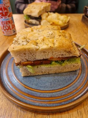 PCT sandwich at Green Olive in Menai Bridge