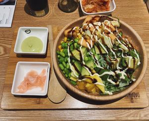 Vegan low carb poké bowl   at Dadawan in Maastricht