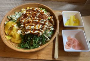Vegan chicken pokebowl😋  at Dadawan in Maastricht