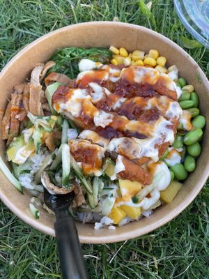 Poke Wan Vegan Chicken  at Dadawan in Maastricht