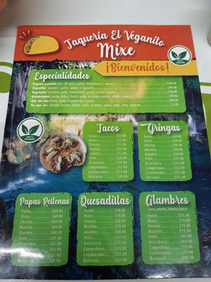 3 at El Veganito Mixe in San Luis Potosi