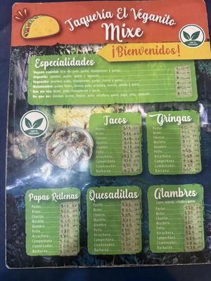   at El Veganito Mixe in San Luis Potosi