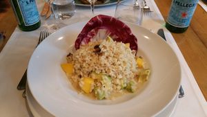 Mango risotto at Turm in Zurich