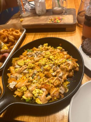 Spicy hash   at Bobcat Bonnie's in Ferndale