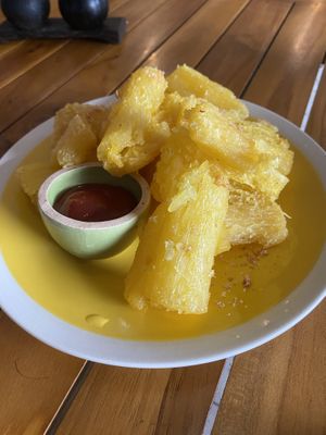 Cassava chips  at Baliku in Ubud