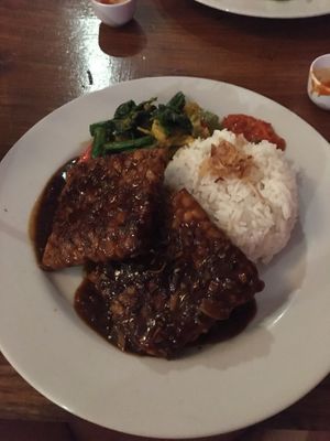 Bbq tempeh (vegan)  at Baliku in Ubud
