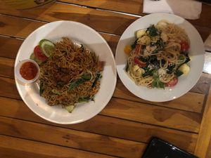 Pasta and noodles  at Baliku in Ubud