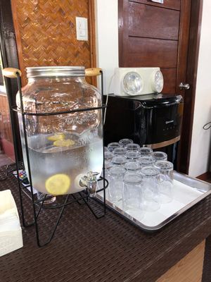 Free water  at Veggie House in Puerto Princesa