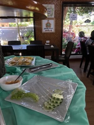 Salad at Veggie House in Puerto Princesa