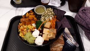 Aztec bowl, large (warning: it IS large)
 at Copper Branch - Frères Orban in Brussels