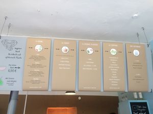 Menu at Bantu Bowl in Muenster
