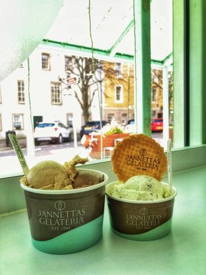   at Jannettas Gelateria in St Andrews
