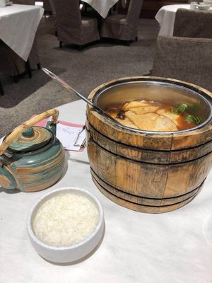 Vegetarian chicken soup  at Zhong Yong Vegetarian in Guangzhou