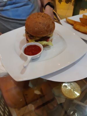 Vegan Burger at Bliss. in Hurghada