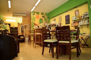 Interior  at Café Orgánico in Merida