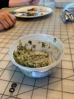 Artichoke dip is amazing!! at NomBucket in West Palm Beach