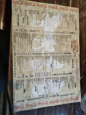 Whole English menu at Gyumri Hatsatun in Gyumri