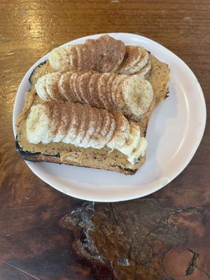 Banana cinnamon toast  at Captain + Stoker in Monterey