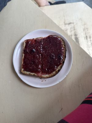 Toast with jam   at Captain + Stoker in Monterey